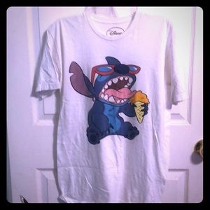 OFFICIALLY LICENSED DISNEY LILO AND STITCH ICE CREAM WOMAN’S LARGE T-SHIRT